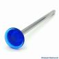 Preview: Abschussstange mit Kunststoffknauf, blau transparent