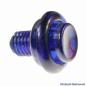 Preview: Flipperknopf blau transparent