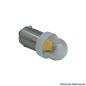 Preview: LED Flipperlampe BA9s, warmweiß klare Kappe