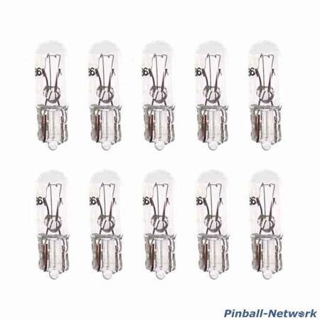 #86 Flipperlampe mit Glassockel, 10er Pack