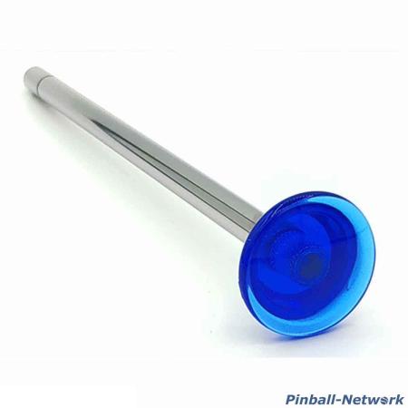 Abschussstange mit Kunststoffknauf, blau transparent