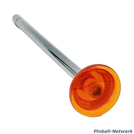 Abschussstange mit Kunststoffknauf, orange transparent