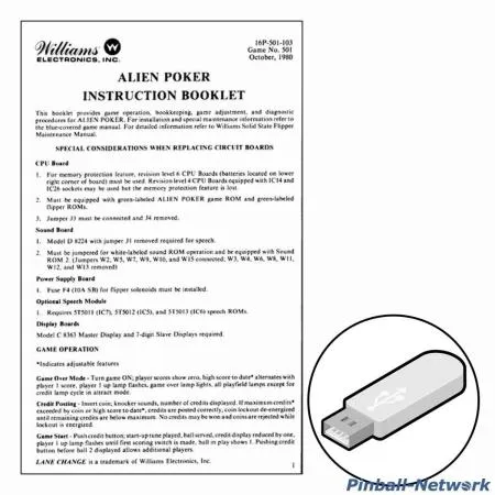 Alien Poker Instruction Booklet