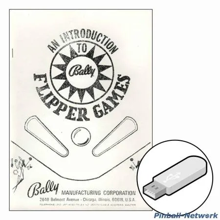 Bally An Instruction To Bally Pinball Games
