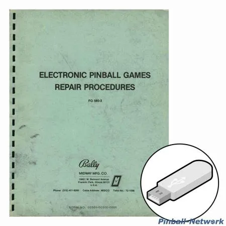 Bally Electronic Pinball Games Repair Procedures FO 560-3