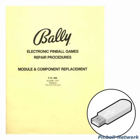 Bally Electronic Pinball Games Repair Procedures FO 560