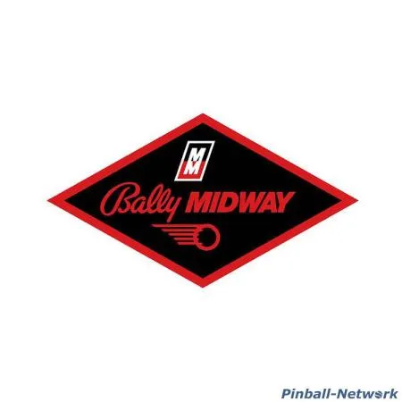 Bally Midway Coin Door Decal