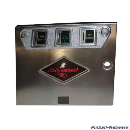 Bally Midway Coin Door Decal