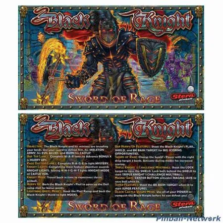 Black Knight Sword of Rage Custom Cards