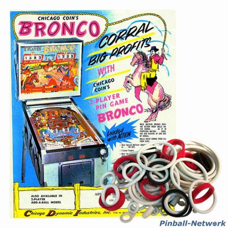 Bronco Chicago Coin Gummisortiment
