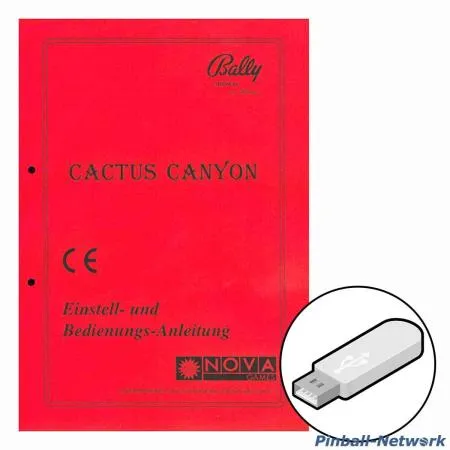 Cactus Canyon Einstell- und Bedienungs-Anleitung