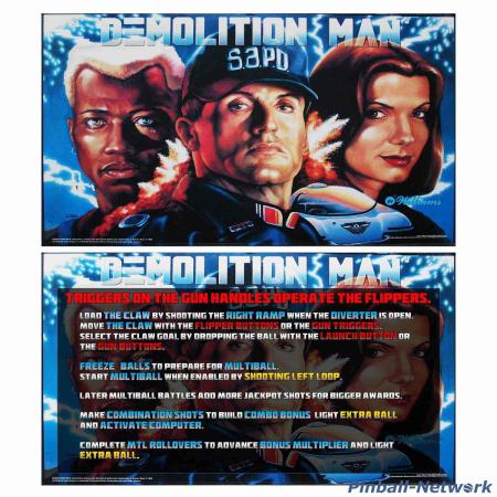 Demolition Man Custom Cards, Design 1