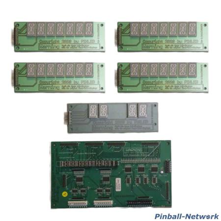 Display-Set 2x 7 stellig alphanumerisch + 2x 7 stellig + 1x 4 stellig numerisch
