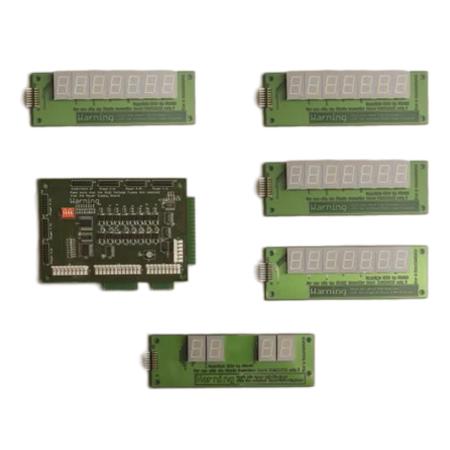 Display-Set 4x 7 stellig + 1x 4 stellig numerisch