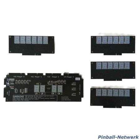 Display-Set 4x 6 stellig + 1x 4 stellig numerisch