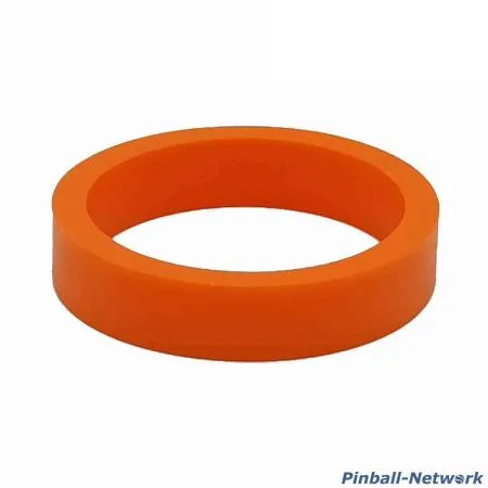 Flipperfingergummi Silikon orange, schmal