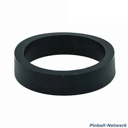 Flipperfingergummi Silikon schwarz, schmal