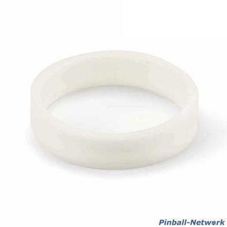 Flipperfingergummi Silikon weiß, schmal