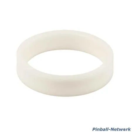 Flipperfingergummi Silikon weiß, schmal