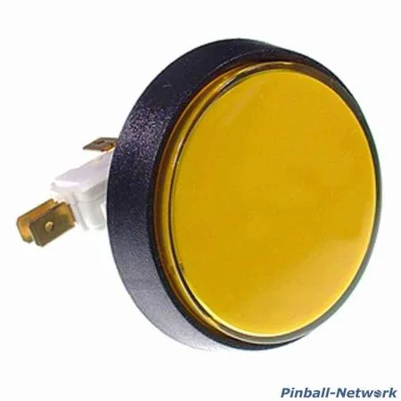 Flipperknopf für Kugelabschuß, gelb