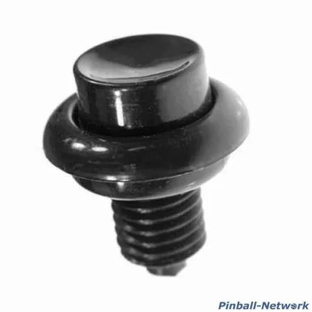 Flipperknopf schwarz
