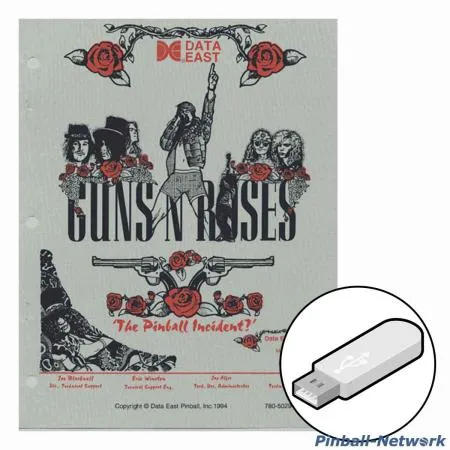 Guns N´ Roses Data East Operations Manual