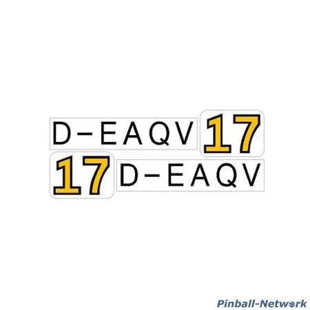 Indiana Jones Williams Flugzeug Decals