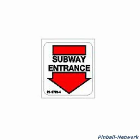 Judge Dredd Subway Entrance Decal