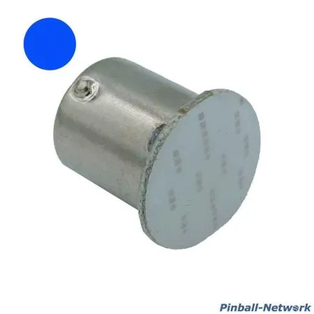 LED Flasherlampe BA15s, blau