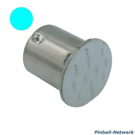 LED Flasherlampe BA15s, cyan