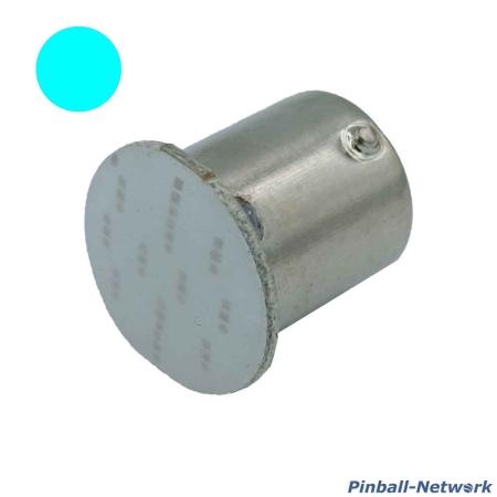 LED Flasherlampe BA15s, cyan