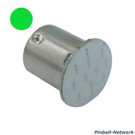 LED Flasherlampe BA15s, grün