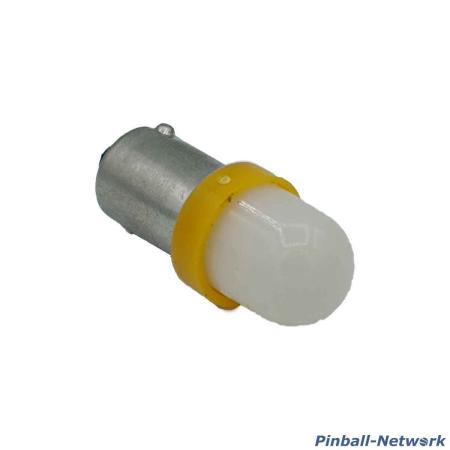LED Flipperlampe BA9s, gelb