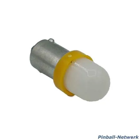 LED Flipperlampe BA9s, gelb
