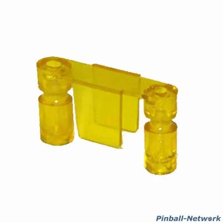 Lane Guide Stern/Sega, gelb transparent