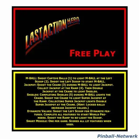 Last Action Hero Custom Cards, Design 1