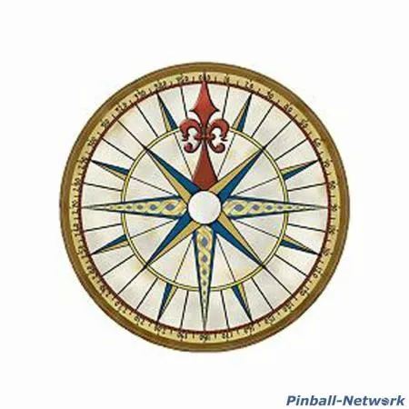 Pirates of the Caribbean Compass Disc Decal