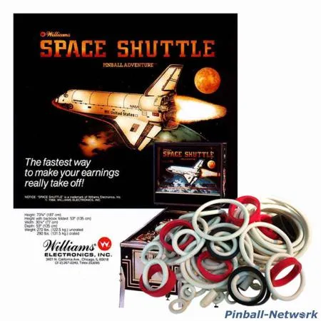 Space Shuttle Williams Gummisortiment