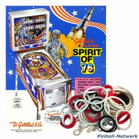 Spirit of 76 Gottlieb Gummisortiment