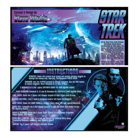 Star Trek Stern Custom Cards