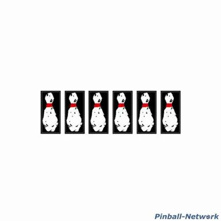 The Flintstones Bowling Target Decals