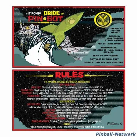 The Machine: Bride of Pinbot Custom Cards