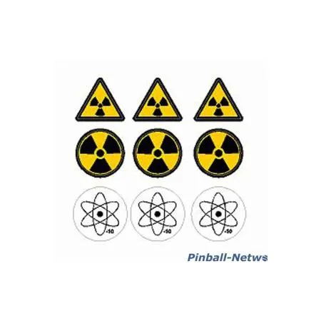 The Simpsons Pinball Party Custom Target Decals