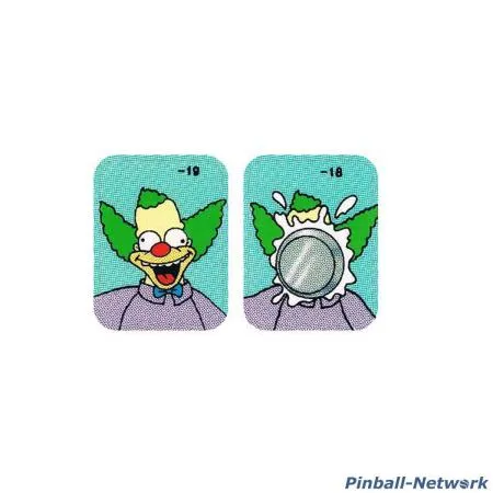 The Simpsons Pinball Party Spinner Decals
