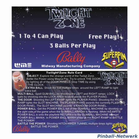Twilight Zone Custom Cards, Design 1