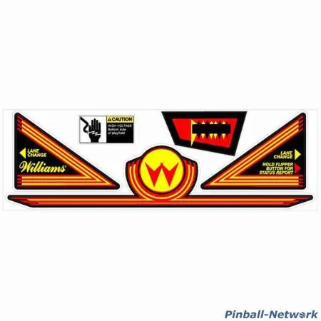 Williams Apron Decals, Design 1