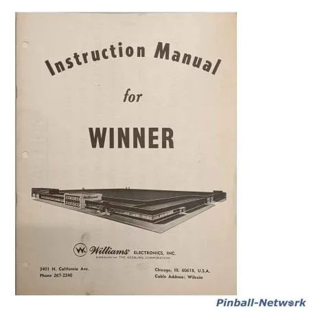 Winner Instruction Manual, Original