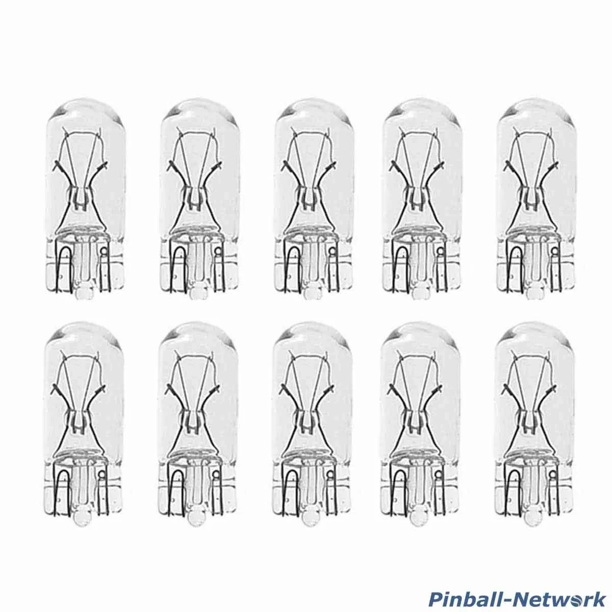 #555 Flipperlampe mit Glassockel, 10er Pack