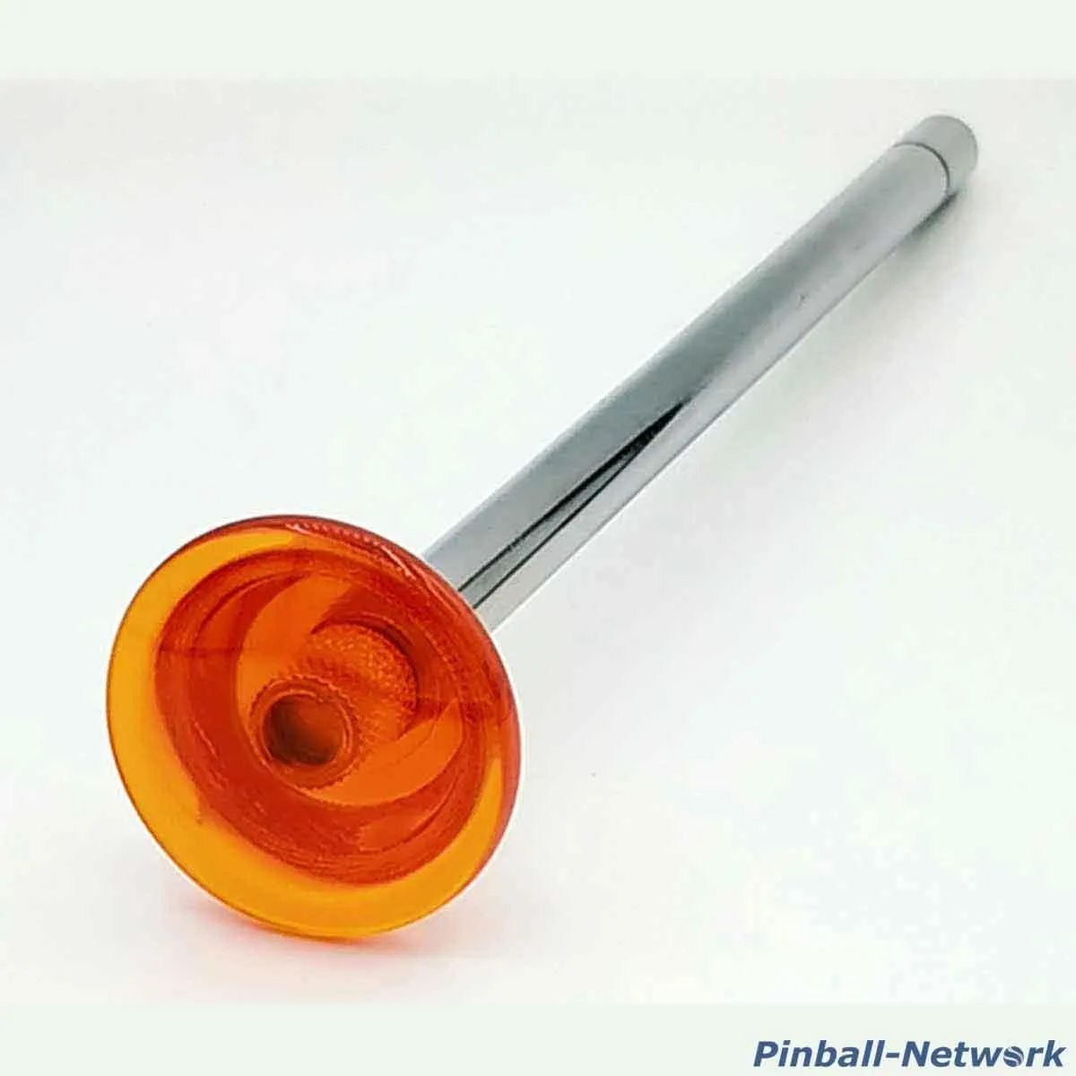 Kunststoffknauff orange transparent