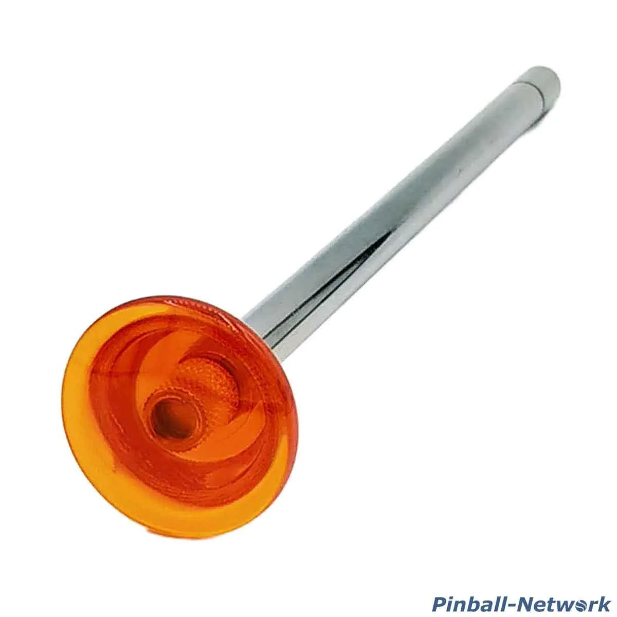 Kunststoffknauff orange transparent